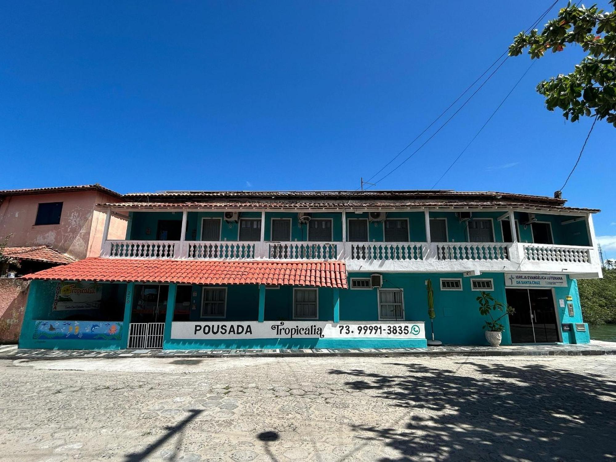 Pousada Tropicalia Tranquilidade A Beira Mar ซานตาครูซ กาบราเลีย ภายนอก รูปภาพ